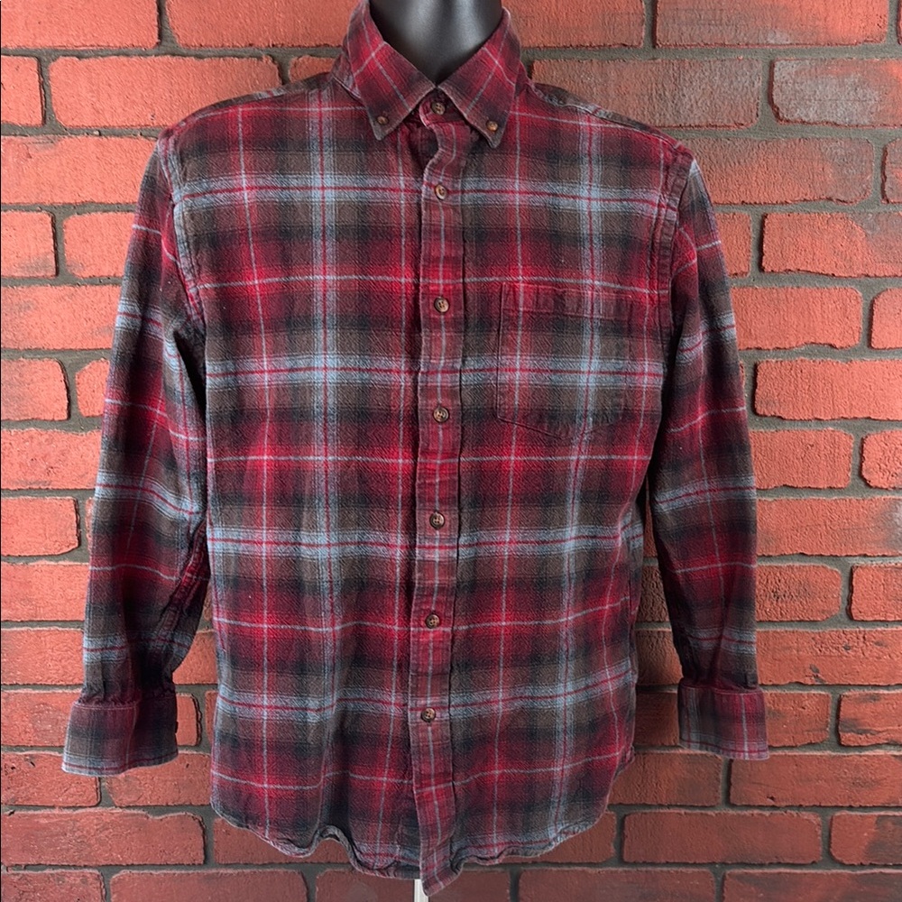 Pendleton Shirt‎ Mens Medium Red Plaid Flannel